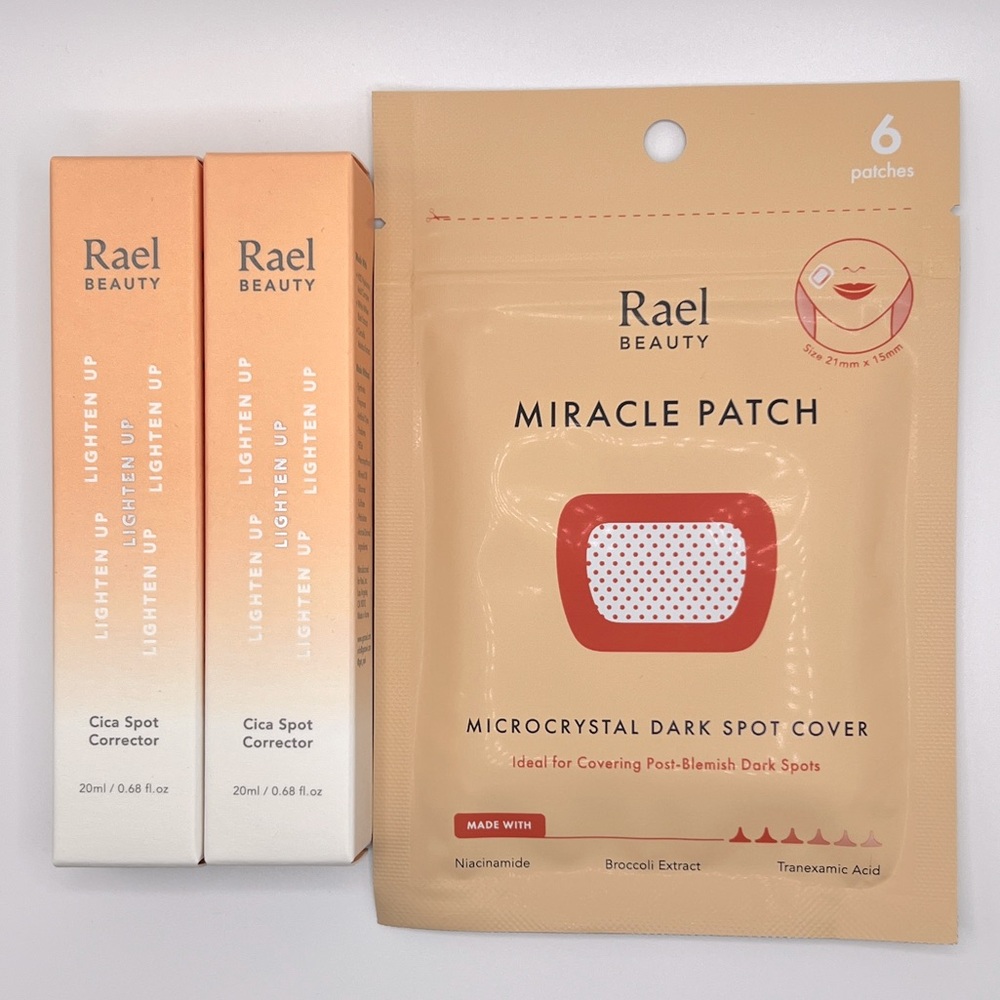 RAEL BEAUTY - 2x Circa Dark Spot Corrector + 1x Microcrystal Dark Spot Cover